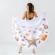 Рушник Пляжний круглий діаметр 150 см Summer Seashells - изображение 1