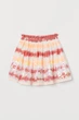 Юбка H&M 92см бело красный 3048204981 - изображение 1