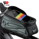 Велосумка West Biking Fearless на раму зеленая (0707252gr) - изображение 1