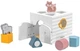 Drewniany sorter z grzechotkami Viga Toys PolarB Animal House (6971608440526) - obraz 1