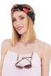 Летний тюрбан MyScarf узел one size Черные тропики - изображение 2