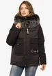 Короткая зимняя женская куртка с мехом Modniy OAZIS 44-46 Черный (90392 44-46) - изображение 2