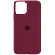Чохол Silicone Case Full Protective (AA) для Apple iPhone 11 (6.1") Бордовий / Plum Без бренду - зображення 2