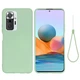Силиконовый (TPU) чехол Deexe Silicone Case для Xiaomi Redmi Note 10 Pro - Green - изображение 2