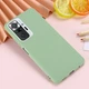 Силиконовый (TPU) чехол Deexe Silicone Case для Xiaomi Redmi Note 10 Pro - Green - изображение 3