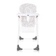 Стульчик для кормления Lorell Kids Dulce-1 регулировка спинки высоты и столика 85х52х106 см Белый (10100452132-LR) - изображение 1