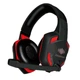Ігрові навушники Deepbass X12 Gaming з мікрофоном провідні Black/Red (DX12) - зображення 1