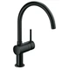 Змішувач кухонний одноважільний GROHE Minta, чорний (32917KS0) - зображення 8