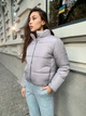 Зимняя женская куртка дутая короткая К&ML 0010 M-L (46-48) Серый ( 0010 - 06) - изображение 4