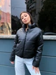 Зимова куртка з еко шкіри K&ML 05 M - L ( 46 - 48 ) Чорний ( 05 - 01) - зображення 5