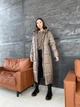 Зимнее пальто оверсайз из эко кожи K&ML 04 ( 42-48) Какао 04 - 02 - изображение 5