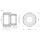 Муфта обтискна SD Forte 16х1/2" В SF171W1615 - зображення 2