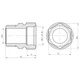 Муфта обжимная SD Forte 20х1/2" НР - изображение 2