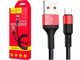 Зарядный кабель Type C Hoco Charging X26 Red Black 1м - изображение 1