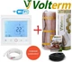 Теплый пол Volterm Hot Mat 8,8м²/1500Вт/ 180Вт/м² двухжильный кабельный мат под плитку с сенсорным программируемым терморегулятором TWE02 Wi-Fi - изображение 1