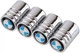 Колпачки на ниппель защитные БМВ Long Silver BMW - 4 шт (670840) - изображение 1