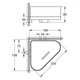 Полку Grohe Selection 41038000 з утримувачем - зображення 6