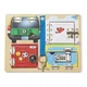 Игровой набор Melissa&Doug Деревянная доска с защелками и блокировкой (MD19540) - изображение 1