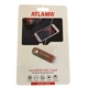 Мини флешка с отверстием для ключей 2.0 64Gb ATLANFA AT-U3 Серебристая (ty-11) - изображение 1