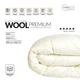 Одеяло Wool Premium шерстяное IDEIA зимнее 200х220 см, шерсть, натуральное, овечья шерсть, двойное, хлопок, супер теплое, натуральное щіл.400 - изображение 2