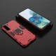 Чехол Fiji Ring для Samsung Galaxy S21 Plus (G996) бронированный бампер с кольцом красный - изображение 4