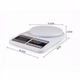 Весы кухонные электронные Kitchen Scale MKS 400 настольные до 10 кг с погрешностью до 1 г LED дисплей - изображение 6