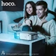 Мультимедийный проектор Hoco Multimedia projector DI08 1080P|HDMI, AV, 2хUSB, 3.5mm Silver (gr_017397) - изображение 8