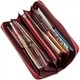 Кошелек женский кожаный ST Leather Accessories 18865 Красный - изображение 3