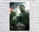 Постер BEGEMOT Месники Супергерої MARVEL Халк Брюс Бенер Hulk 61x90 см (1124061-1) - зображення 1