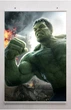 Постер BEGEMOT Месники Супергерої MARVEL Халк Брюс Бенер Hulk 40x61 см (1124061) - зображення 2