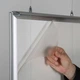 Рамка рекламна двостороння M&T Displays, Snap Frame Double Sided підвісна А2 42х59.4 см Срібляста - зображення 3