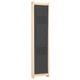 Ширма з 3 секцій Shumee 120x170x4 см з сірою тканиною 248175 - изображение 4