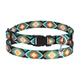 Нашийник Для Кішок BronzeDog Urban Tribal Нейлоновий з Пластикової Пряжкою і Дзвоником Ромб Помаранчевий 10 мм 18-28 см (49/1334) - зображення 1