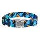 Ошейник для Собак BronzeDog Urban Camo Нейлоновый с Металлической Пряжкой и Гравировкой Синий 25 мм 35-53 см (34/1362) - изображение 2