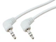 AUX кабель Jack 3.5 мм - 1 м белый AWM 110-13 - изображение 1