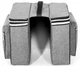 Велосумка на багажник ROWER Reverse 35 х 26 см сумка серая 16 л (RBAG-00177) - изображение 4