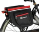 Велосумка на багажник ROWER Reverse 35 х 26 см сумка черная с красным 16 л (RBAG-00177) - изображение 1