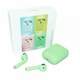 Безпровідні навушники Inpods 12 Macaron TWS сенсорні Bluetooth Light Green - зображення 2