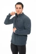 Чоловіча флісова кофта ThermoX Graphite з кишенею 2XL Сірий - зображення 1