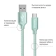 Кабель ColorWay USB - USB Type-C (M/M), 2.4 А, 2 м, Mint (CW-CBUC008-MT) - изображение 2