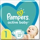 Подгузники Pampers Active Baby Размер 1 (Newborn) 2-5 кг 27 шт (8001090910080) - изображение 1