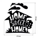 Інтер'єрна наклейка FNBK Home sweet home 3 37х39,4 см (007ST37X39,4) - зображення 3
