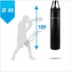 Мішок боксерський Boyko Sport Sport циліндричний ПВХ 180х40 cm на 6 ременях з обертовим диском - изображение 8