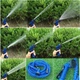 Садовый Шланг Magic Hose для полива саморастягивающийся с водным распылителем 7 режимов 52,5 м синий - изображение 3