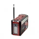 Радиоприемник аккумуляторный GOLON RX-382BT с Bluetooth и фонариком красный - изображение 4