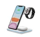 Док-станция Fast Charge 3в1 для iPhone/Apple Watch/AirPods white - зображення 7