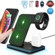 Беспроводная док-станция Fast Charge 3в1 для iPhone/Samsung/Apple Watch/AirPods 1/2/Pro - изображение 5