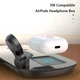 Беспроводная док-станция Fast Charge 3в1 для iPhone/Samsung/Xiaomi/Apple Watch/AirPods - изображение 5