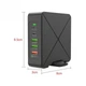 Зарядний пристрій/станція Epik 5в1 Quick Charge 3.0 USB-C 60W для Macbook/iPhone/iPad/Android - зображення 3