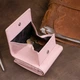 Кожаный кошелек женский ST Leather 10х9х1,3 см (acs0015754) Розовый - изображение 3